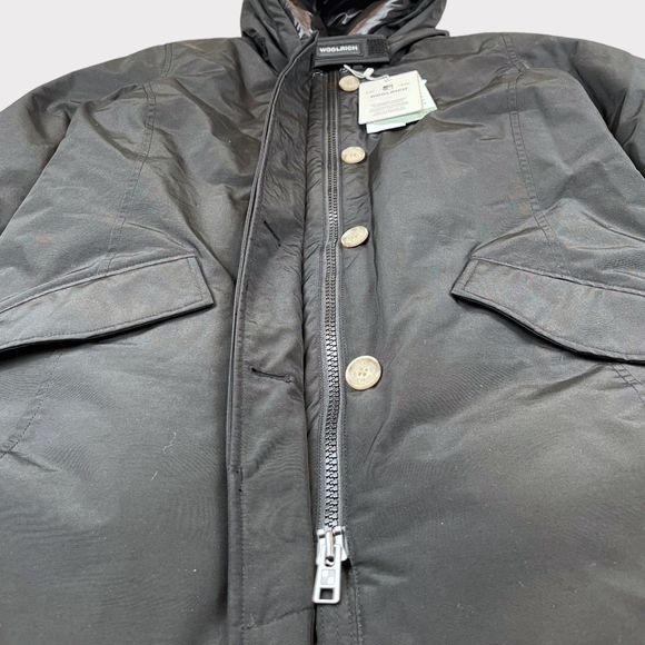 NWT Woolrich Arctic Parka in Ramar Cloth Slim Puffer Fit Jacket Women's Size XXL - Picture 5 of 14
